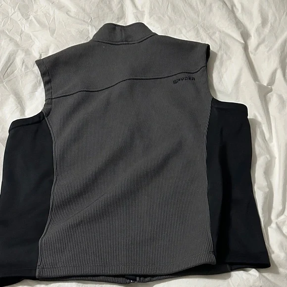 Spyder Men's Charcoal and Black Vest XXL - Picture 2 of 3